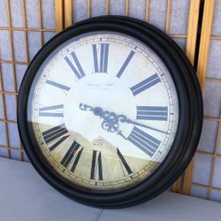 Beautiful 24” Dia Large Wall Clock