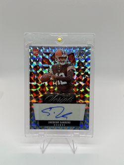 🏈🔥  2025 Panini Mosaic Shedeur Sanders Rookie Scripts RC Auto #RS-SSS Browns