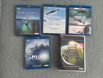 Blu ray planet earth, frozen planet, blue planet and prehistoric planet