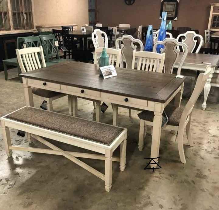 Bolanburg White and Gray Rectangular Counter Height Dining Room Set
Ashley Furniture$10 Down Payment And Financing Available
