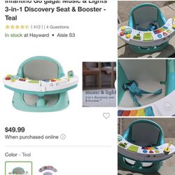 Infantino 3-in-1 Discovery Seat & Booster 
