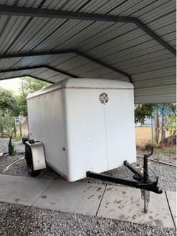 5x8 Wells Cargo Enclosed Trailer