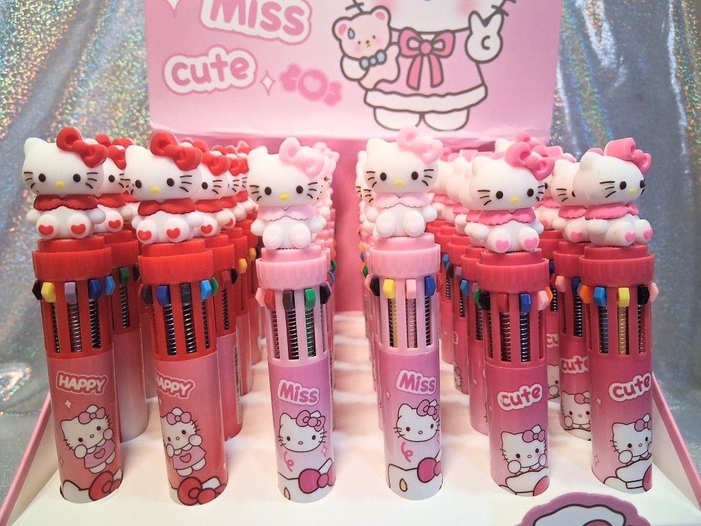 New Hello Kitty Multi Color Pens - $4 Each