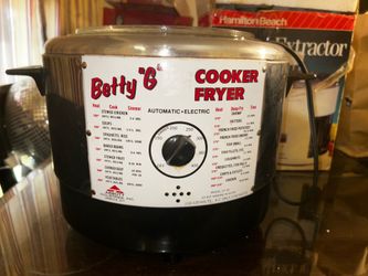 Betty G Cooker Fryer Like New never used