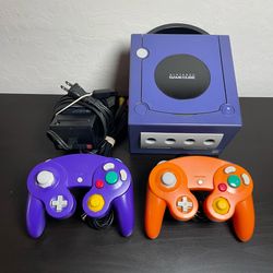GameCube “Indigo” Purple Console Tested and Working