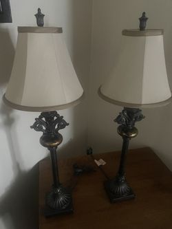 Twin Set of Lamps