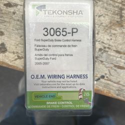 TEKONSHA brake control, harness-Ford super duty