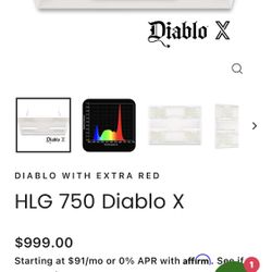 Diablo X HLG 750 Grow Light
