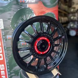 16x7 4x100/114.3 +35offset Motorsport wheels $900 