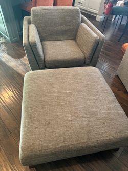 Chair and ottoman