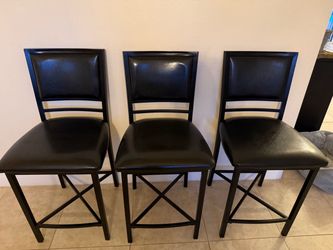 Adjustable barstools set of 3