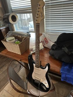 Electric Guitar And Amp