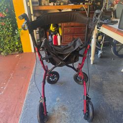 Large Walker With Brakes And Wheels 