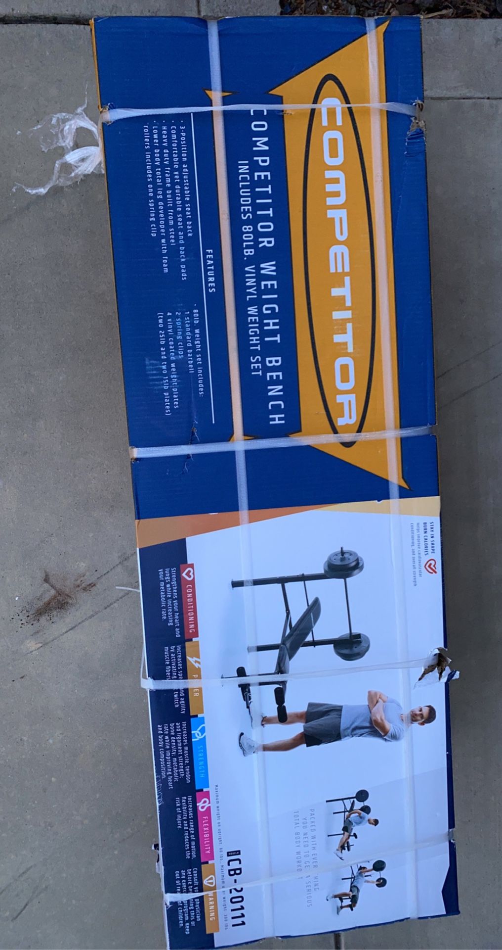 Competitor Bench Press With Weights