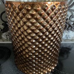 Copper Glass Candle Holder