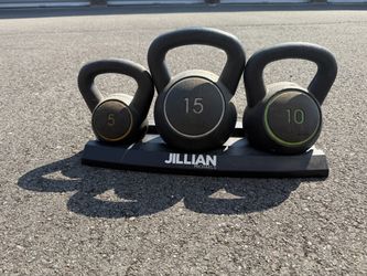 Kettle Bell set for sale Jillian Michaels