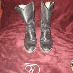 Justin Size 7B Boots Black