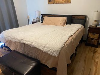 King size bed fram