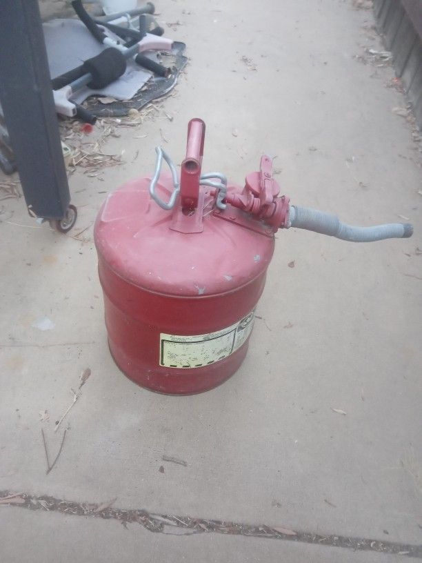 Gas Can. Metal