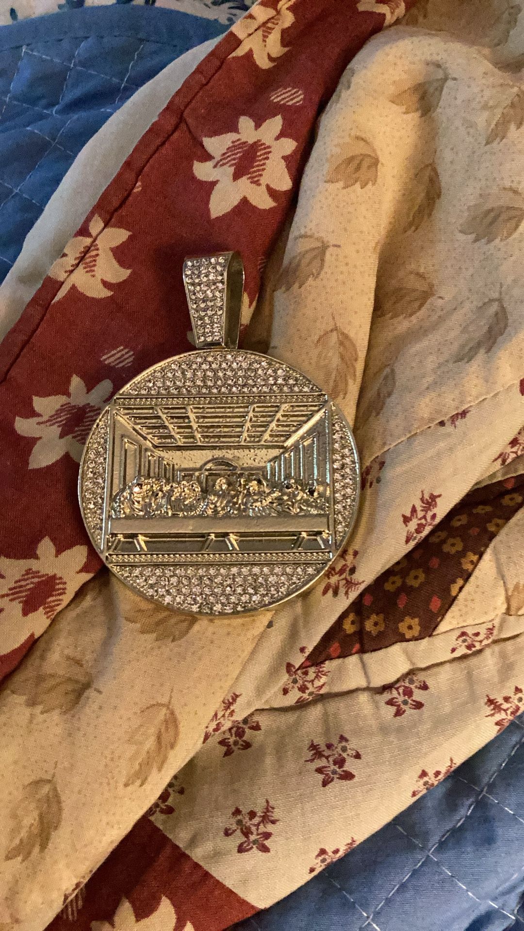 Chain With Pendant Fake Gold