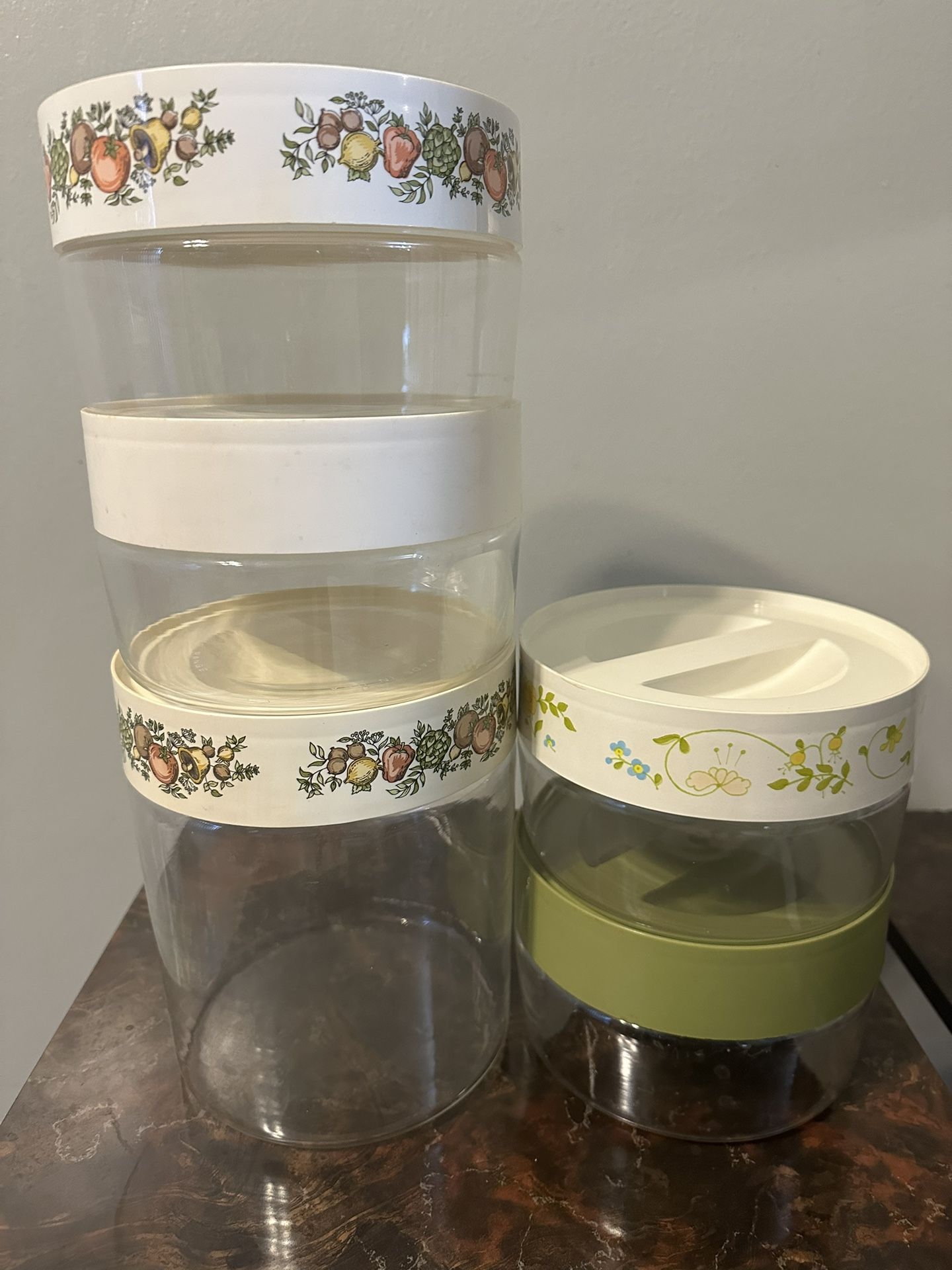 Vintage Pyrex Canister Set Lot
