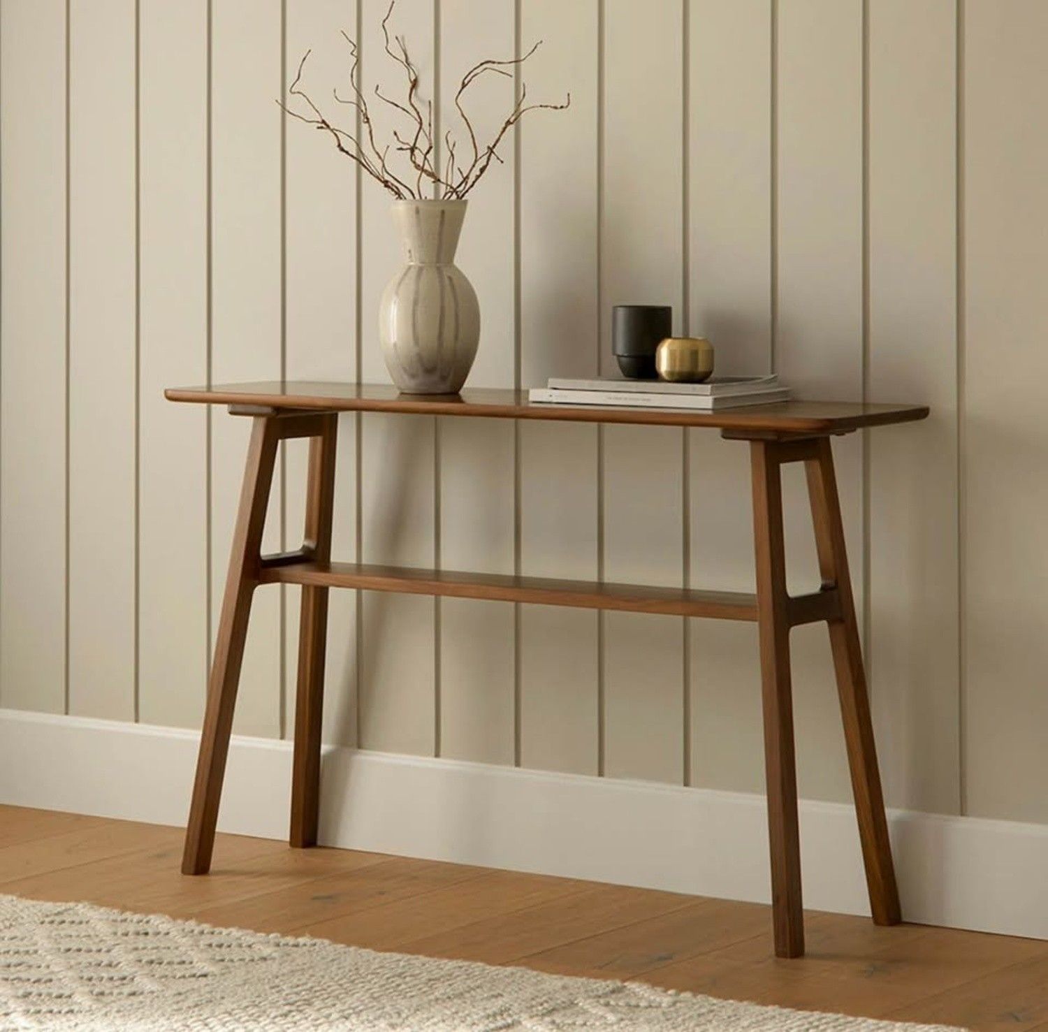 New in Box – Article Modern Walnut Console Table