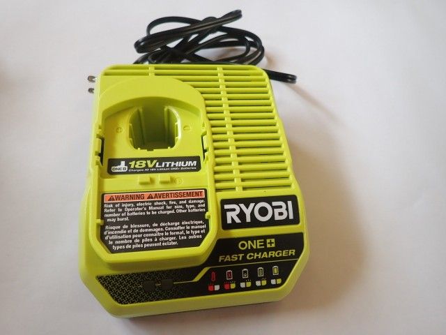 Ryobi ONE+ 18v Fast Charger with Battery