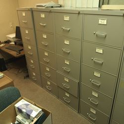 5 Drawer Legal Size File Cabinet 