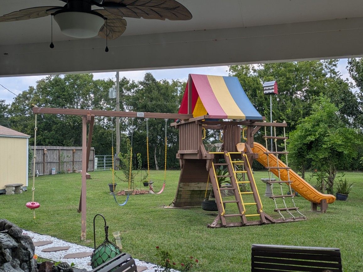 Rainbow Swing Set
