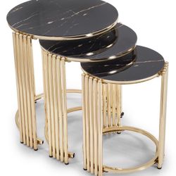 Coffee Table 3pc Brown