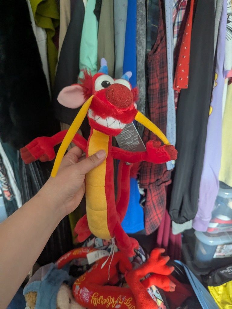 Mushu Disney Plushies