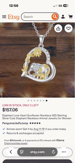 Mama Elephant Necklace