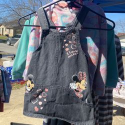 Mini Mouse Overall Dress 