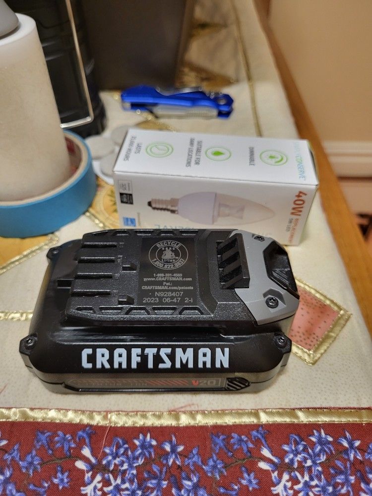 Craftsman 20v Bolt On series Battery