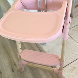 suihuooo Convertible Baby High Chair with Multi-Use Foldable and Adjustable Legs for Babies and Todd