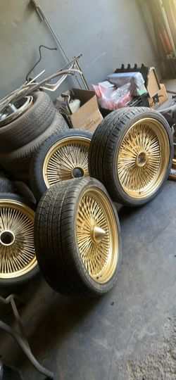 LA Wire Wheels/Tires 20” inch