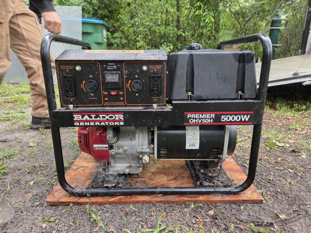 Baldor Generator (Run Less Than 7 Hours)
