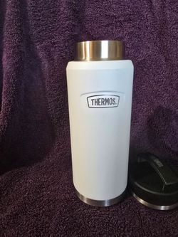 Thermos Insulated Water Bottle White