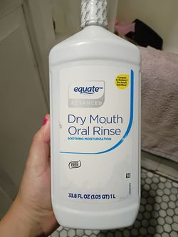 Dry mouth rinse