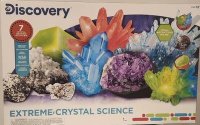 Screen-Free Fun for Kids 12+, Discovery Extreme Crystal Science Kit, 7 Crystals, Sealed