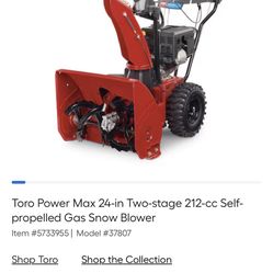 Toro Snow Blower