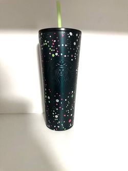 Green Starbucks Holiday Confetti Cup