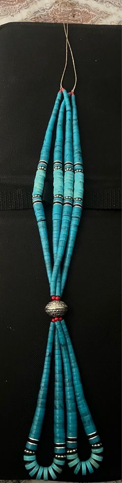 Men’s turquoise necklace $375