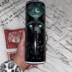 Black Cat Tumbler 
