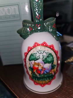 Avon Fine Collectibles Christmas 1990 Bell
