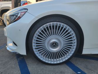 22" New Staggerd FLOATING CAPS Wheels & new Tires For MERCEDES BENZ S560 COUPE