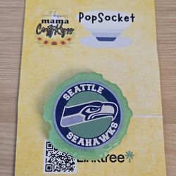 Football Inspired Seahawks Popsocket Phone Accessory 