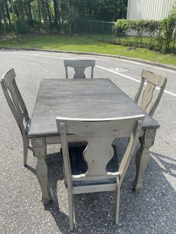 Gray Kitchen Table And Chairs
