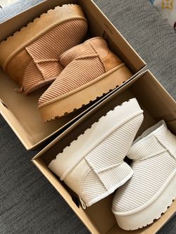 DL Brown & Cream low boots NEW SIZE 6