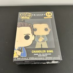 NEW Chandler Bing from FRIENDS Large 4” Enamel Pop!Pin